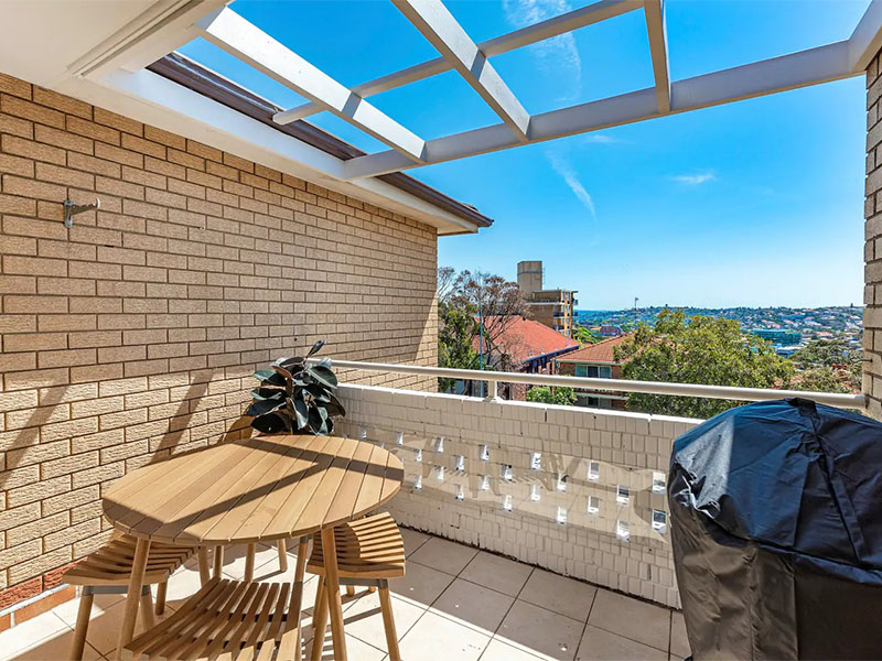 Home Buyer in Bondi Beach, Sydney - Balcony
