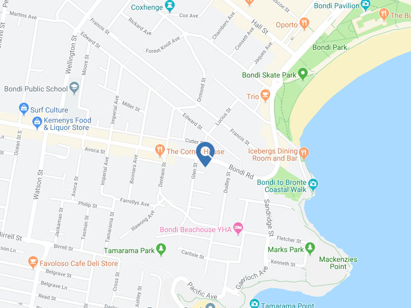 Home Buyer in Bondi Beach, Sydney - Map