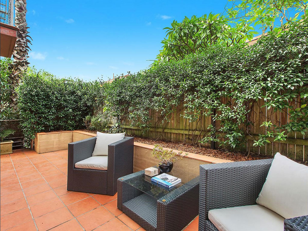 Home Buyer in Bondi Beach, Sydney - Courtyard