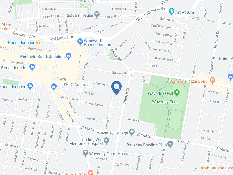 Home Buyer in Bondi Junction, Sydney - Map