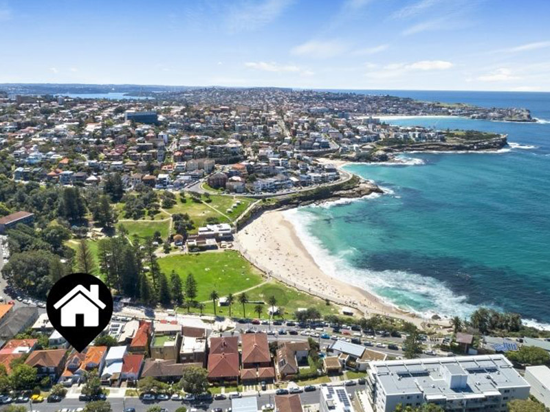 Buyers Agent Purchase in Bronte Beach, Sydney - Aerial Shot