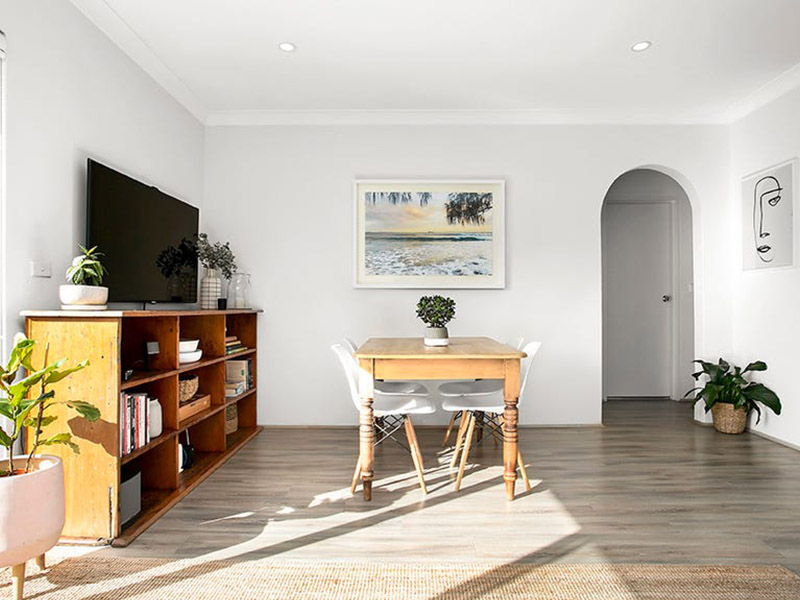 Buyers Agent Purchase in Bondi, Sydney - Dining Table and TV