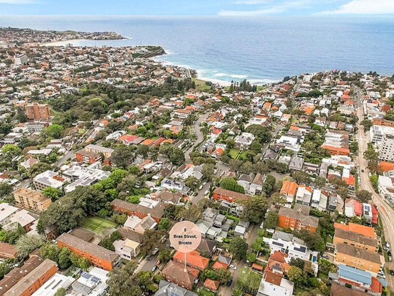 Buyers Agent Purchase in Bronte, Sydney - Aerial Shot