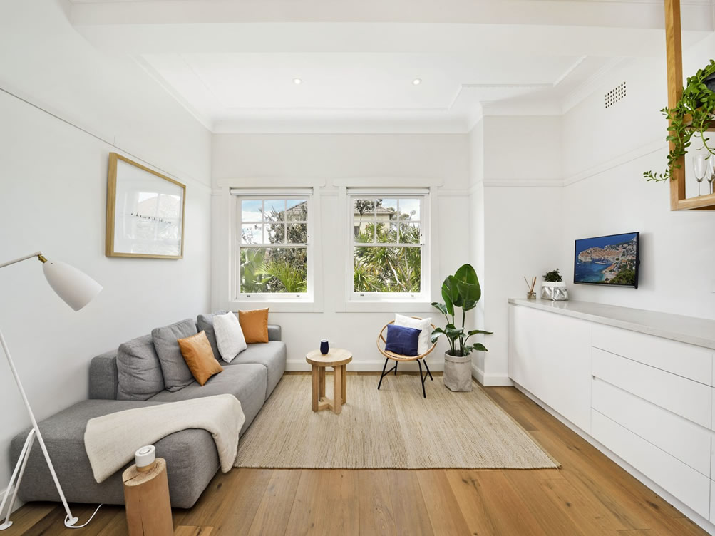 Home Buyer in Bondi Beach, Sydney - Living Room