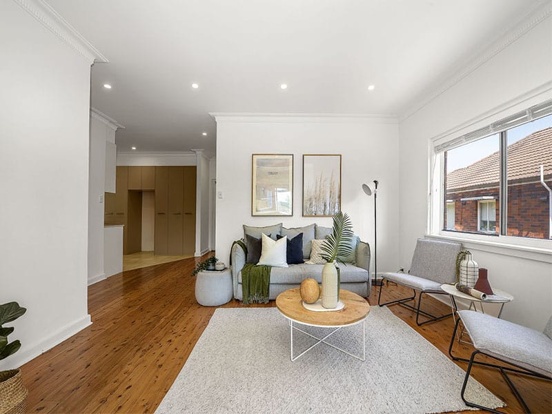 Buyers Agent Purchase in North Bondi, Sydney - Living Room