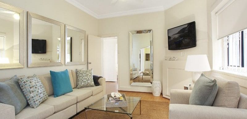 bondi beach home buyers - living room
