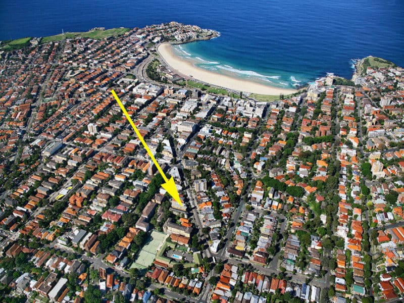 Bondi Beach Investment Property - map