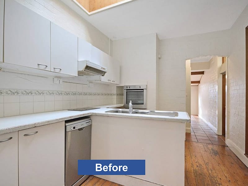 Ebley St Bondi Junction Before After - Before Kitchen